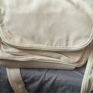 Charming Charlie beige/off white purse